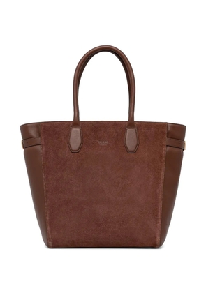 GUESS USA Anitha suede-panel tote bag - Brown