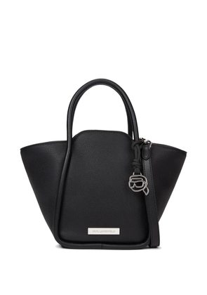 Karl Lagerfeld Ikon pebbled tote bag - Black