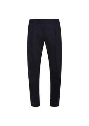 Brioni Melbourne pleated wool trousers - Blue