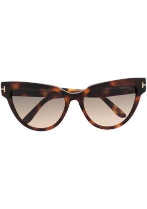 TOM FORD Eyewear Nadine cat-eye sunglasses - Brown