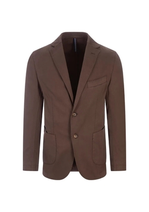 russocapri buttoned cotton blazer - Green