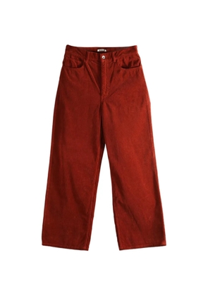 Auralee corduroy straight-leg trousers - Red