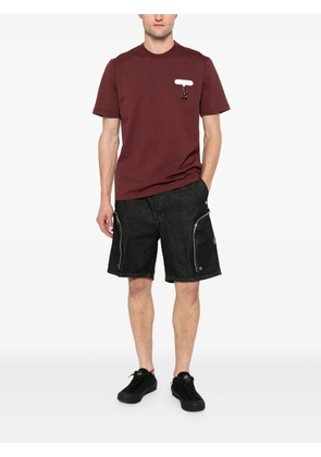 YES LONDON zip-detail denim shorts - Black