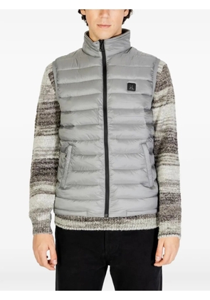 GIANNI LUPO quilted lightweight vest - Grey
