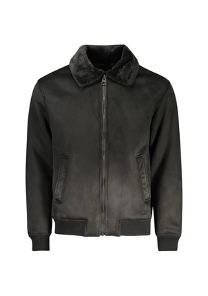 GUESS USA faux-fur collar jacket - Grey