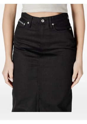 Calvin Klein Jeans halterneck collared top - Neutrals