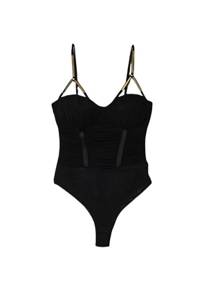 Elisabetta Franchi ruched-detail body - Black