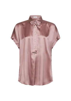 Brunello Cucinelli kimono-sleeve shirt - Pink