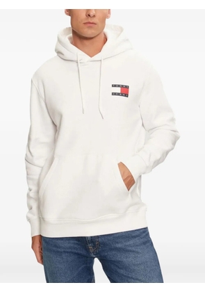 Tommy Jeans logo-patch hoodie - White
