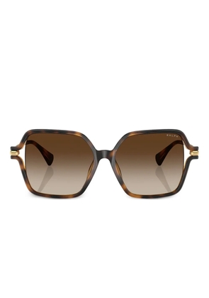 Polo Ralph Lauren oversized-frame sunglasses - Brown