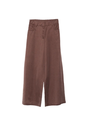 Alysi wide-leg trousers - Brown