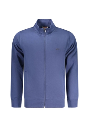 RIFLE zip-up cotton sweater - Blue