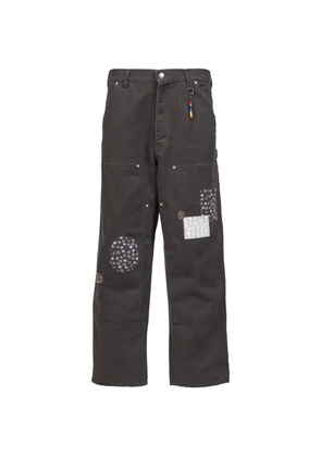 Mastermind Japan x Sean Wotherspoon patchwork trousers - Brown