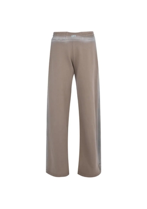 Off-White spray-effect track pants - Neutrals