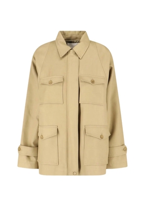 The Frankie Shop Kelia padded utility jacket - Neutrals