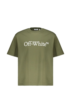 Off-White logo-print T-shirt - Green