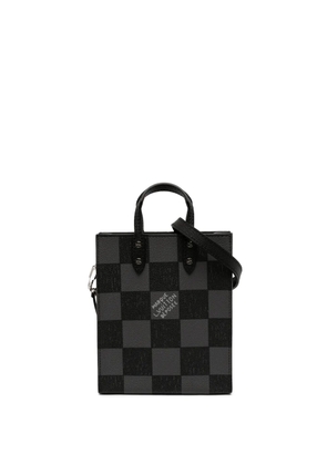 Louis Vuitton Pre-Owned 2021-2026 Damier Checkerboard Sac Plat XS satchel - Black