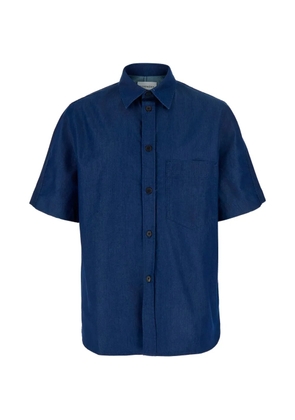 Givenchy logo-print short-sleeve shirt - Blue