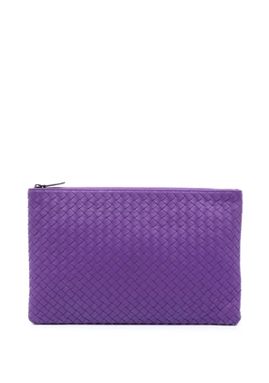 Bottega Veneta Pre-Owned 2012-2026 Nappa Intrecciato clutch bag - Purple