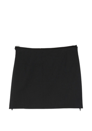 Paloma Wool Lumieti pinstripe-pattern zip-detail mini skirt - Black