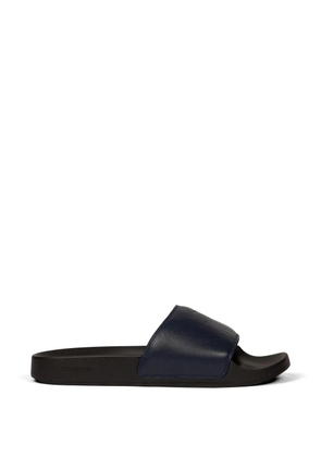 SANDRO logo leather sandals - Blue