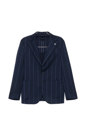 LUIGI BIANCHI MANTOVA pinstripe-pattern suit - Blue