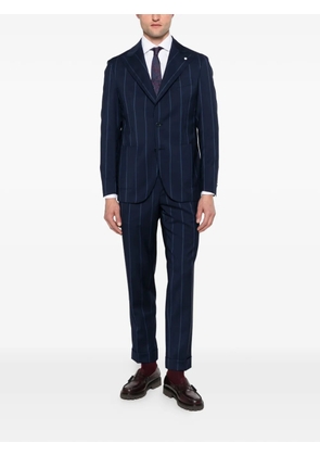 LUIGI BIANCHI MANTOVA pinstripe-pattern suit - Blue