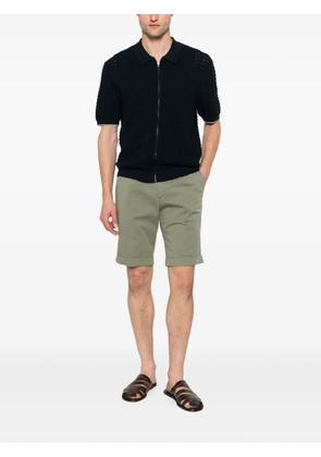 Briglia 1949 pleated turn-up shorts - Green