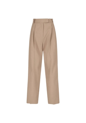 The Frankie Shop Bea pleated trousers - Neutrals