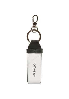 Off-White logo-detail keyring
