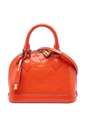 Louis Vuitton Pre-Owned 2014 Monogram Vernis Alma BB satchel - Orange