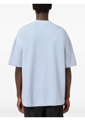 AllSaints Haven logo-embroidered T-shirt - Blue