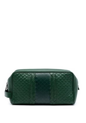 Bottega Veneta Pre-Owned 2012-2026 Bicolor Nappa Intrecciato pouch - Green