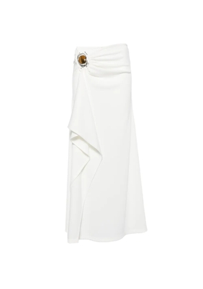 Christopher Esber Occhio crystal-embellished skirt - White