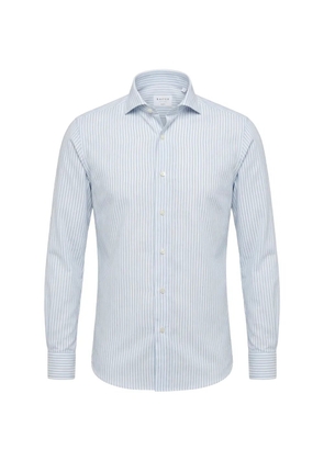 Xacus vertical-stripe shirt - Blue