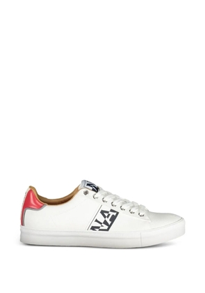 Napapijri logo-print sneakers - White