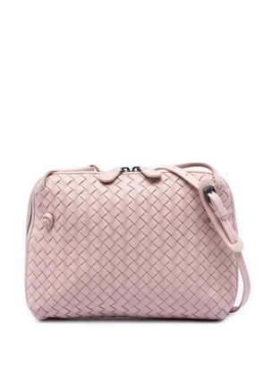 Bottega Veneta Pre-Owned 2012-2026 Nappa Intrecciato Nodini crossbody bag - Pink