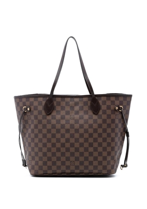 Louis Vuitton Pre-Owned 2012 Damier Ebene Neverfull MM tote bag - Brown