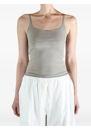 Amomento spaghetti-strap top - Grey
