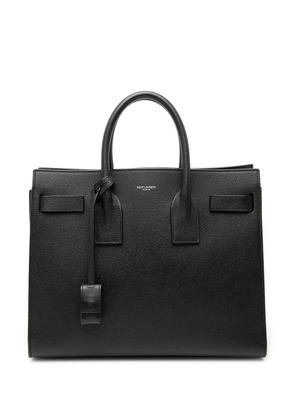 Saint Laurent Pre-Owned 2022 Small Grained Calfskin Sac de Jour satchel - Black