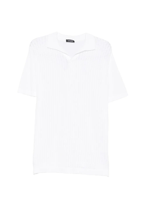 Cenere GB polo-collar T-shirt - White