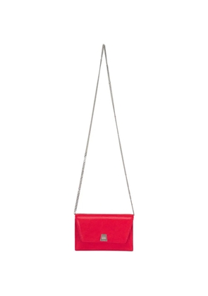 Akris chain-envelope clutch bag - Red
