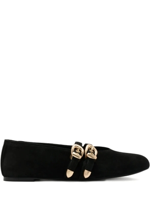 Stuart Weitzman Maven buckle-strap ballet flats - Black