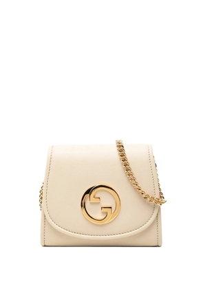 Gucci Pre-Owned 2000-2015 Medium Calfskin Blondie Wallet on Chain crossbody bag - White
