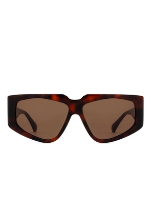 Max Mara Eyewear MM0125 geometric-frame sunglasses - Brown