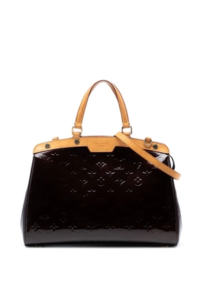 Louis Vuitton Pre-Owned 2013 Monogram Vernis Brea MM satchel - Purple