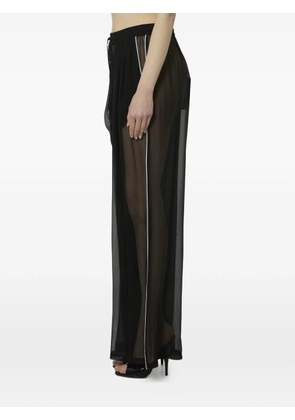 Dolce & Gabbana silk chiffon trousers - Black