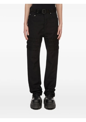 Rick Owens Geth belted cargo trousers - Black