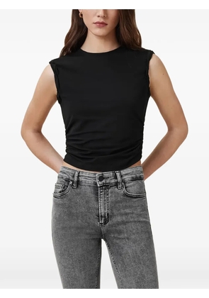 AllSaints West ruched sleeveless top - Black