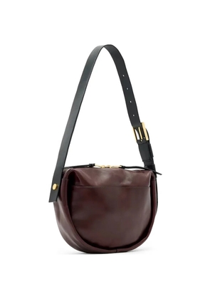 AllSaints medium buckle-strap shoulder bag - Red